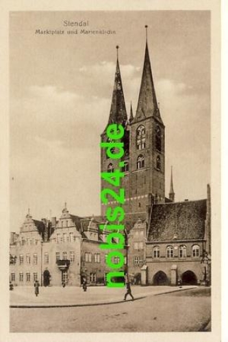 39576 Stendal Markt Marienkirche * ca.1920
