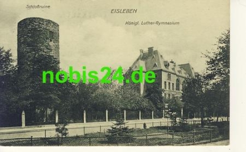 06295 Eisleben castle ruins high school o 9.11.1915
