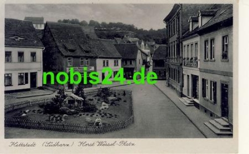 06333 Hettstedt Horst Wessel Platz o 27.5.1944