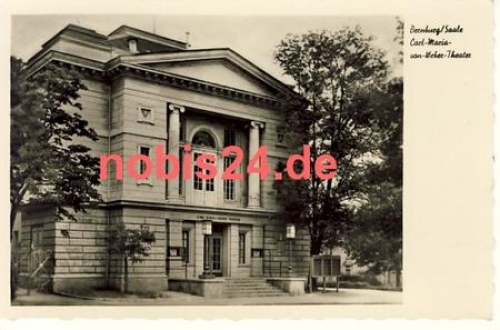 06406 Bernburg Carl Maria von Weber Theater  *ca.1958