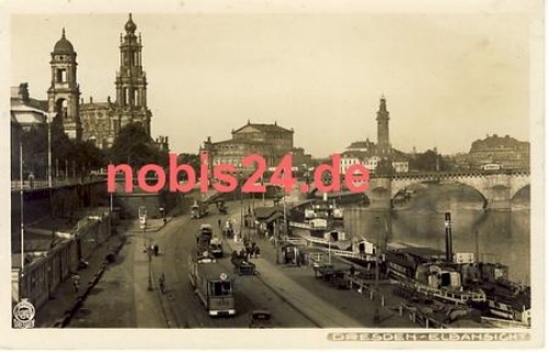 Dresden Blick Semperoper *1935 Hahn 4893