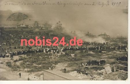 Dresden burnt down Vogelwiese o 4.8.1909