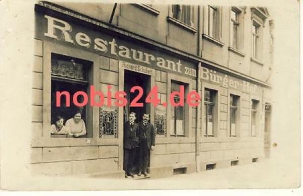 Dresden Gasthof Bürger Hof Schubert o 1914