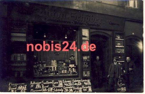 Dresden Geschäft Anton Schöber Echtfoto *ca.1910
