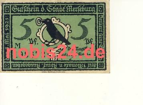 06217 Merseburg Notgeld 5 Pfennige um 1920