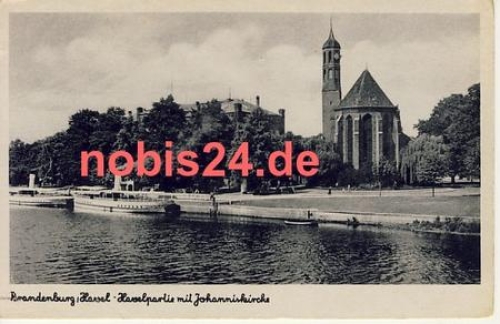 14776 Brandenburg Jonanniskirche Dampfer *ca.1930