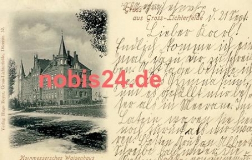 Lichtenfelde Berlin Orphanage o September 23, 1899
