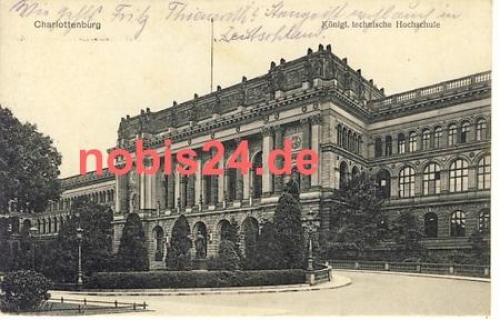 Charlottenburg Berlin Technical University o 1916