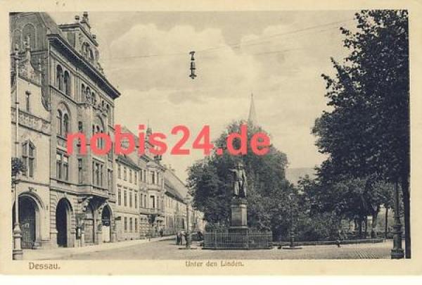 Dessau Unter den Linden Denkmal o 18.6.1923