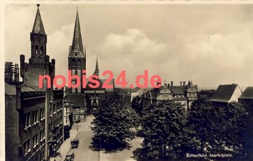 06749 Bitterfeld Marktplatz  *ca.1935