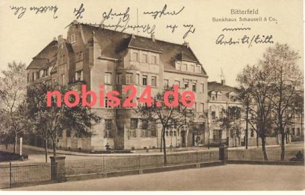 06749 Bitterfeld Bankhaus Schausell *ca.1915