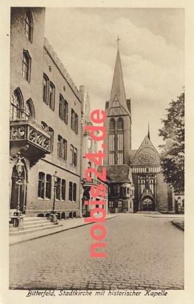 06749 Bitterfeld Stadtkirche Kapelle *ca.1920