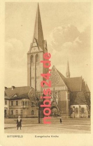 06749 Bitterfeld Evangelische Kirche *ca.1915