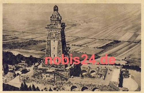 06567 Kyffhäuser Denkmal Luftbildpostkarte *ca.1950