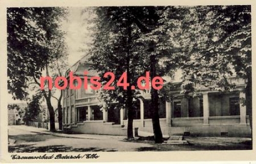 06906 Pretzsch Elbe Eisenmoorbad postcard o 30.8.1952