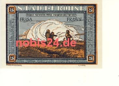 06464 Frose emergency money 25 pfennigs around 1921