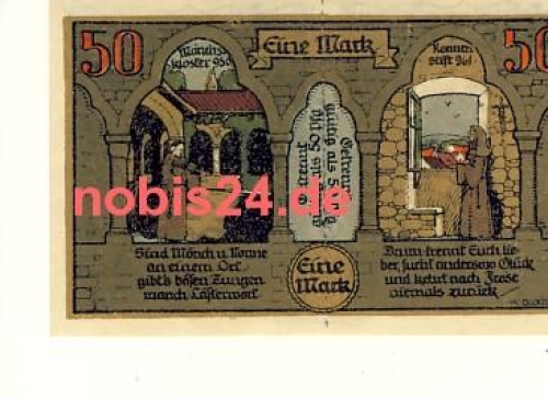 06464 Frose emergency money 1 mark around 1921