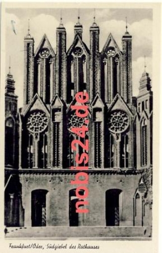 15230 Frankfurt Or Town Hall South Gable *ca.1950