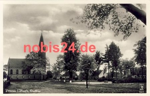 15752 Prieros Mark Dorfaue Kirche *ca.1930