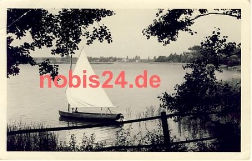 15746 Gross Koeris Segelboot am See  *ca.1955