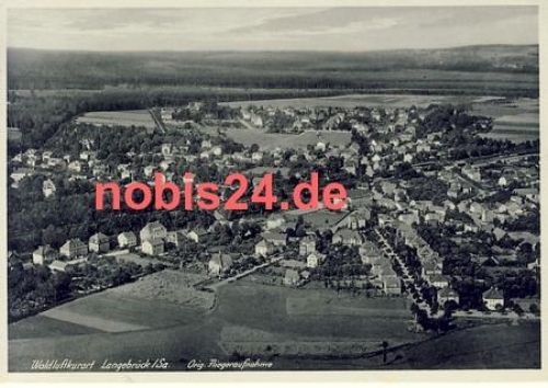 01465 Langebrück Luftbildaufnahme o 2.7.1936
