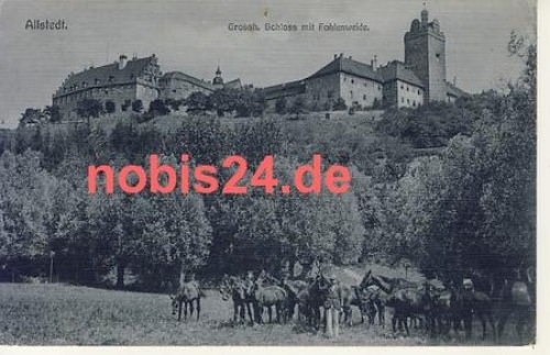 06542 Allstedt Castle Horses o 15.4.1911