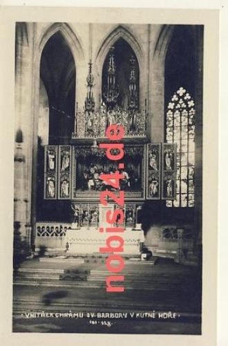 Vnitrek Chramu Barbory *ca.1950