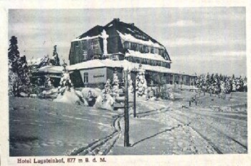 01773 Zinnwald Georgenfeld Hotel Lugsteinhof o 3.10.1920