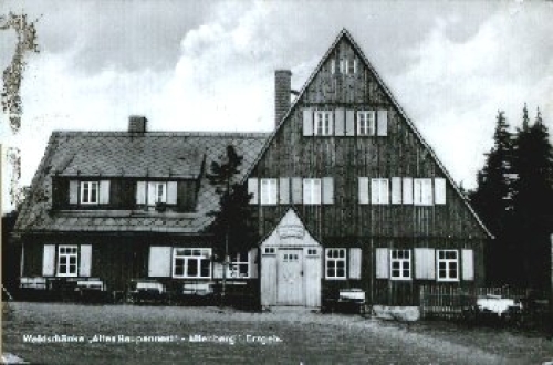 01773 Altenberg, Waldschänke Altes Raupennest *ca. 1960