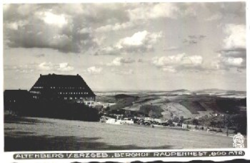 01773 Altenberg Berghof Raupennest o 17.7.1932