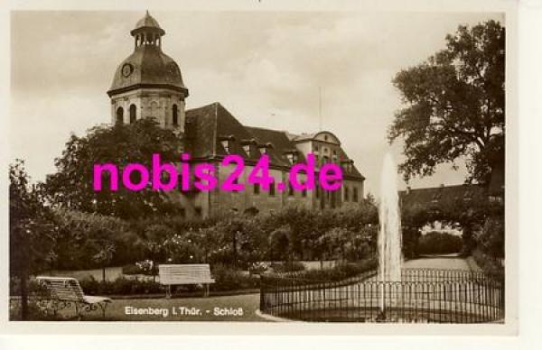 07607 Eisenberg Schloss Park Brunnen *ca.1930