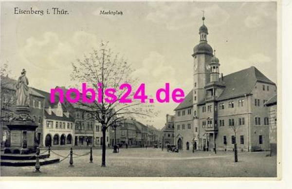 07607 Eisenberg Marktplatz Denkmal o 12.9.1941