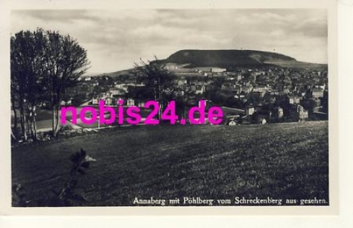 09456 Annaberg mit Poehlberg o 5.1.1929