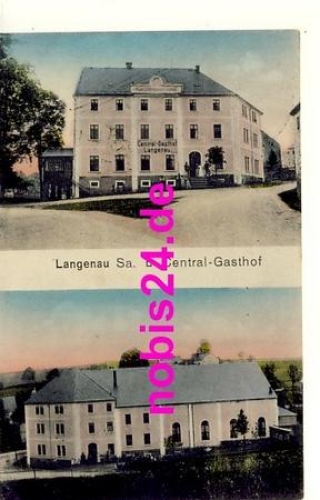 09636 Langenau Central Gasthof o 1.10.1919