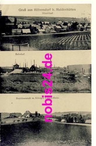 09627 Hilbersdorf train station o 1920