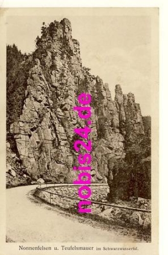 09517 Zoblitz Nonnenfelsen Teufelsmauer *ca.1920