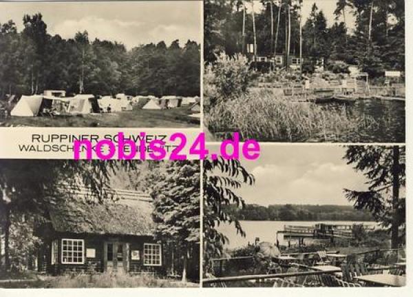16827 Ruppiner Schweiz Waldschanke o 1977