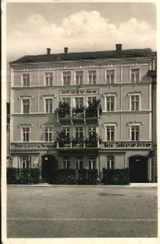 01814 Bad Schandau Hotel Goldner Anker *ca. 1920