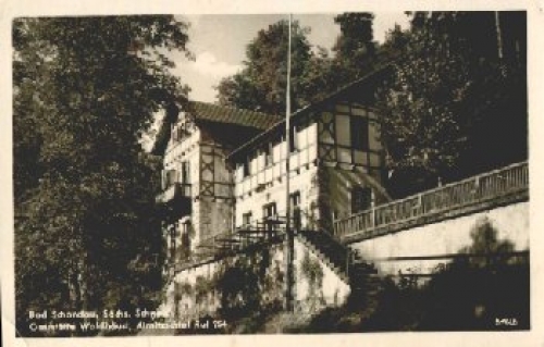 01814 Bad Schandau Gaststatte Waldhausl gebr. ca. 1950