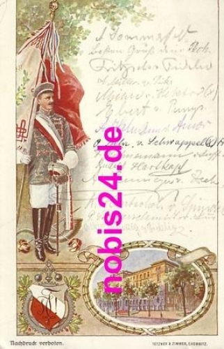 Chemnitz Studentica Panier Association Teufonia o 1911