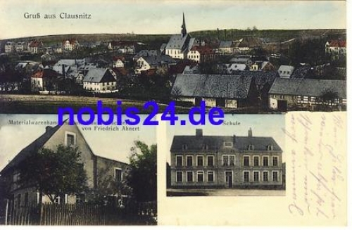 09236 Claussnitz school shop o ca.1915
