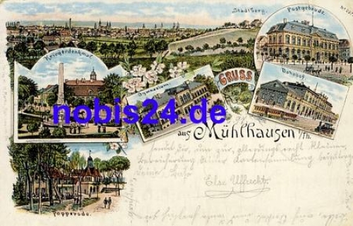 99974 Muehlhausen Litho o 29.6.1897