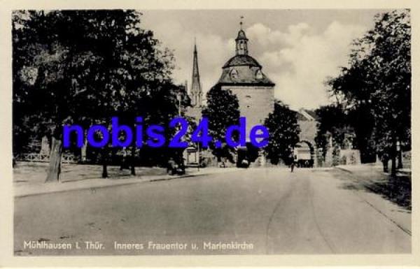 99974 Muehlhausen Frauentor Marienkirche o 1956
