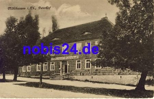 99974 Muehlhausen Gasthof Peterhof o 1921