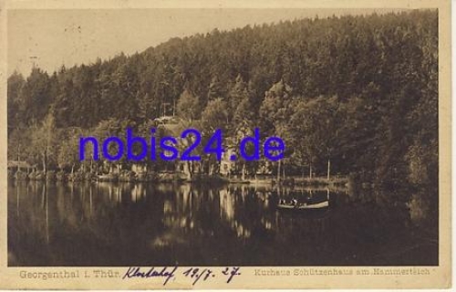 99887 Georgenthal Hammerteich Schuetzenhaus o 1927