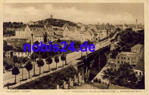 08500 Plauen Friedrich August Bridge o 1929