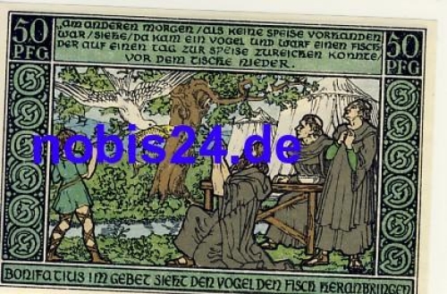 99885 Ohrdruf emergency money 50 pfennigs 1921