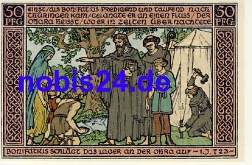 99885 Ohrdruf Notgeld 50 Pfennige 1921