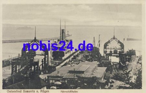 18546 Sassnitz Ostseebad ferry port *ca.1920