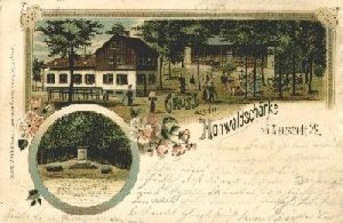 01844 Neustadt Sachsen Hohwaldschaenke Litho o 7.2.1902